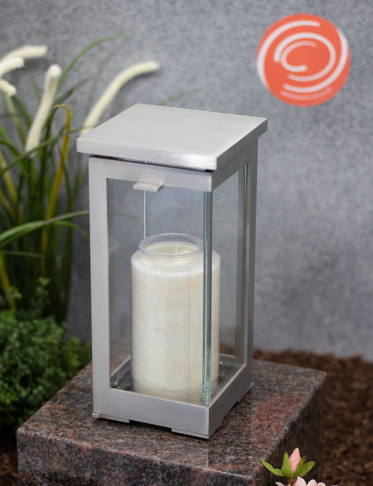 Grablampe Edelstahl massiv eckig groß