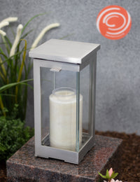 Thumbnail for Grablampe Edelstahl massiv eckig groß