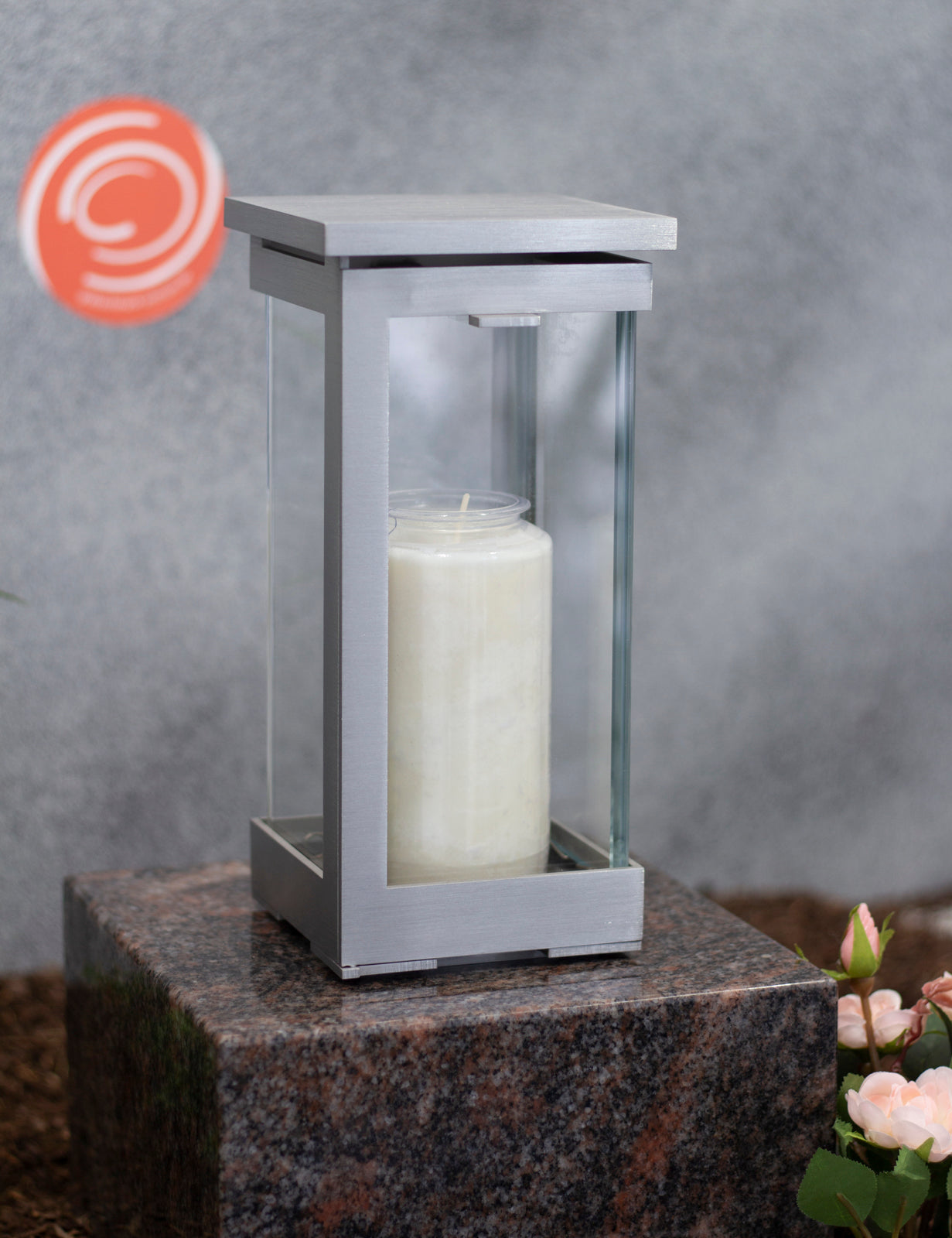 Grablampe Edelstahl massiv eckig groß