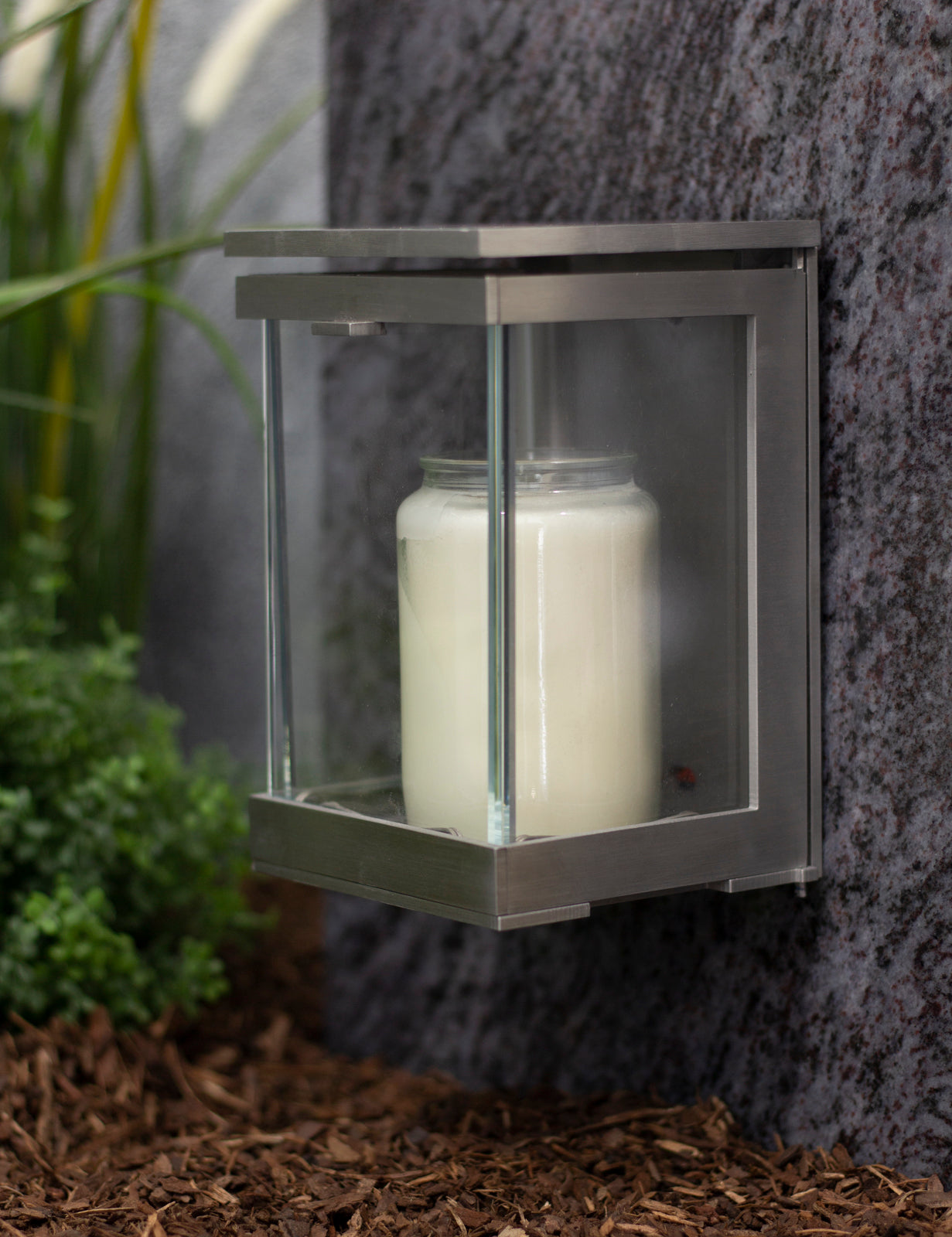 Grablampe Edelstahl Wandmontage