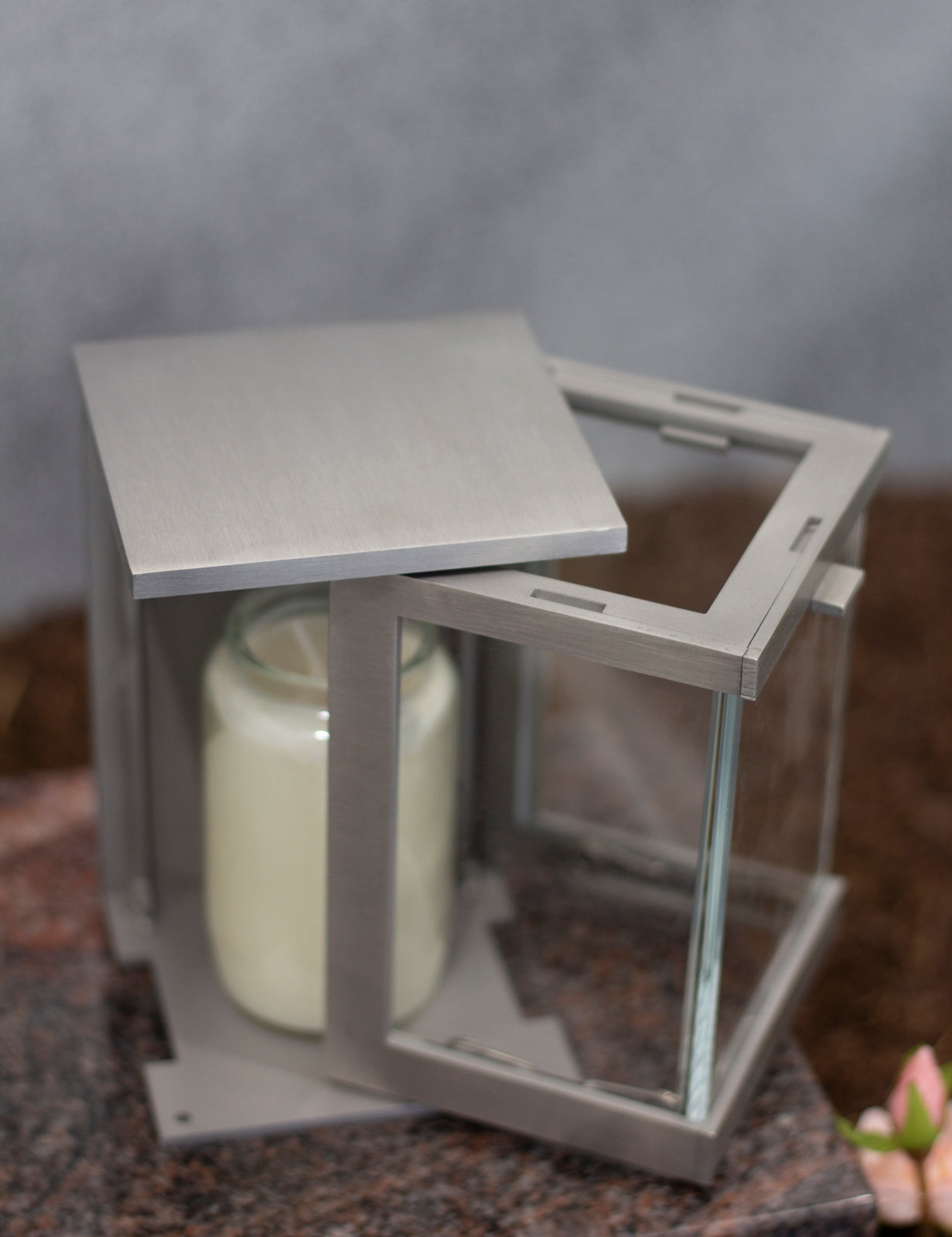 Grablampe Edelstahl Wandmontage