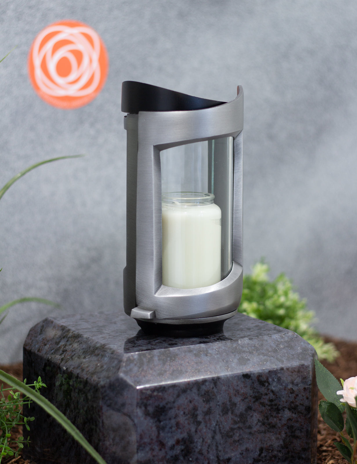 Grablaterne Aluminium rund klein