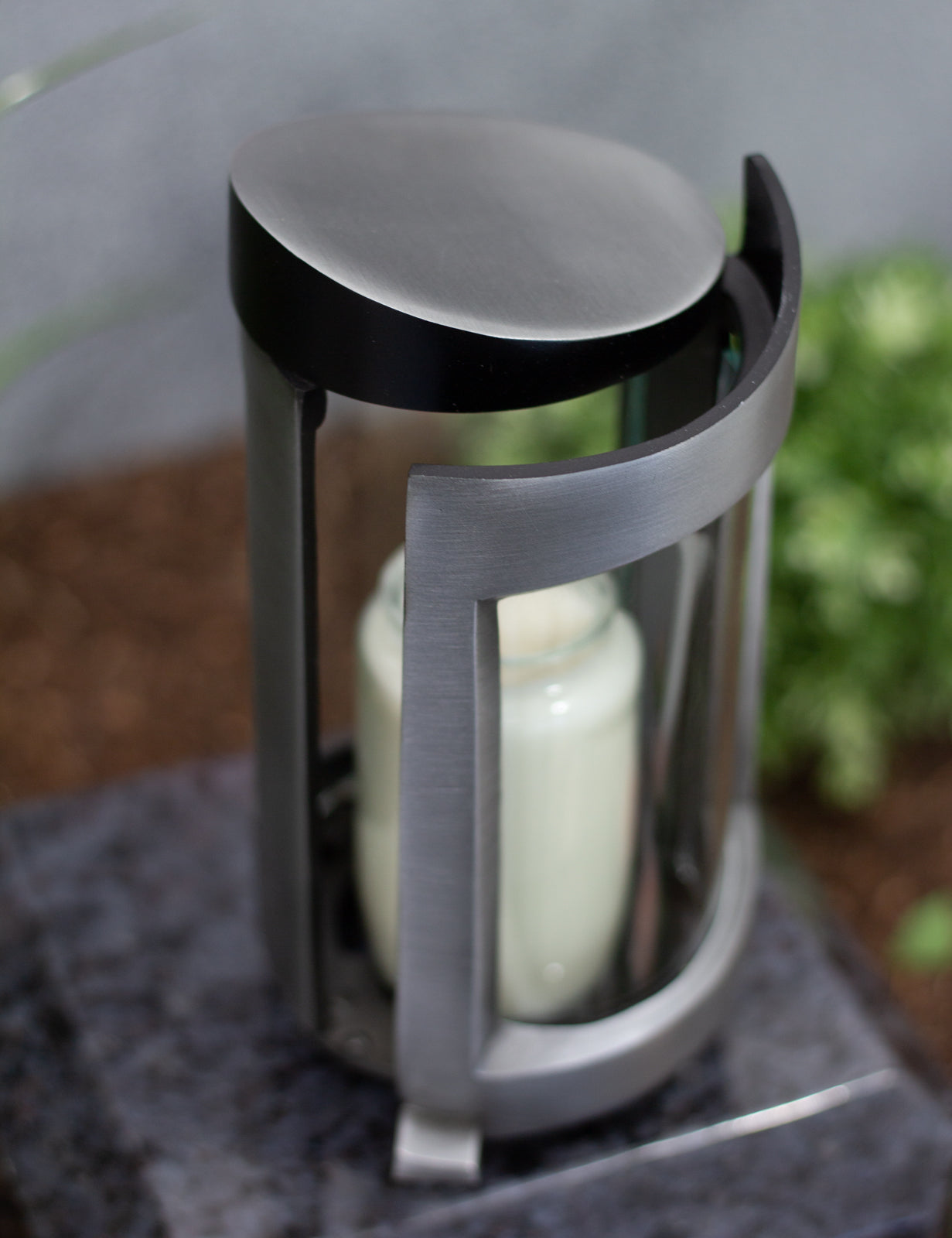 Grablaterne Aluminium rund klein