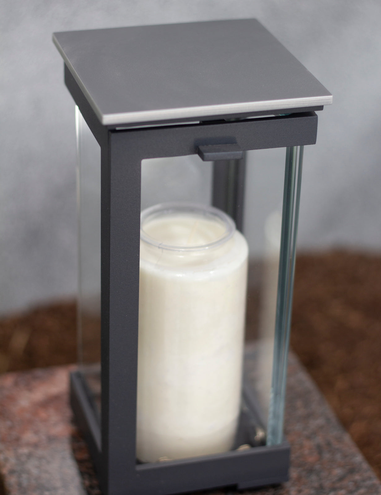 Grablampe Aluminium dunkelgrau