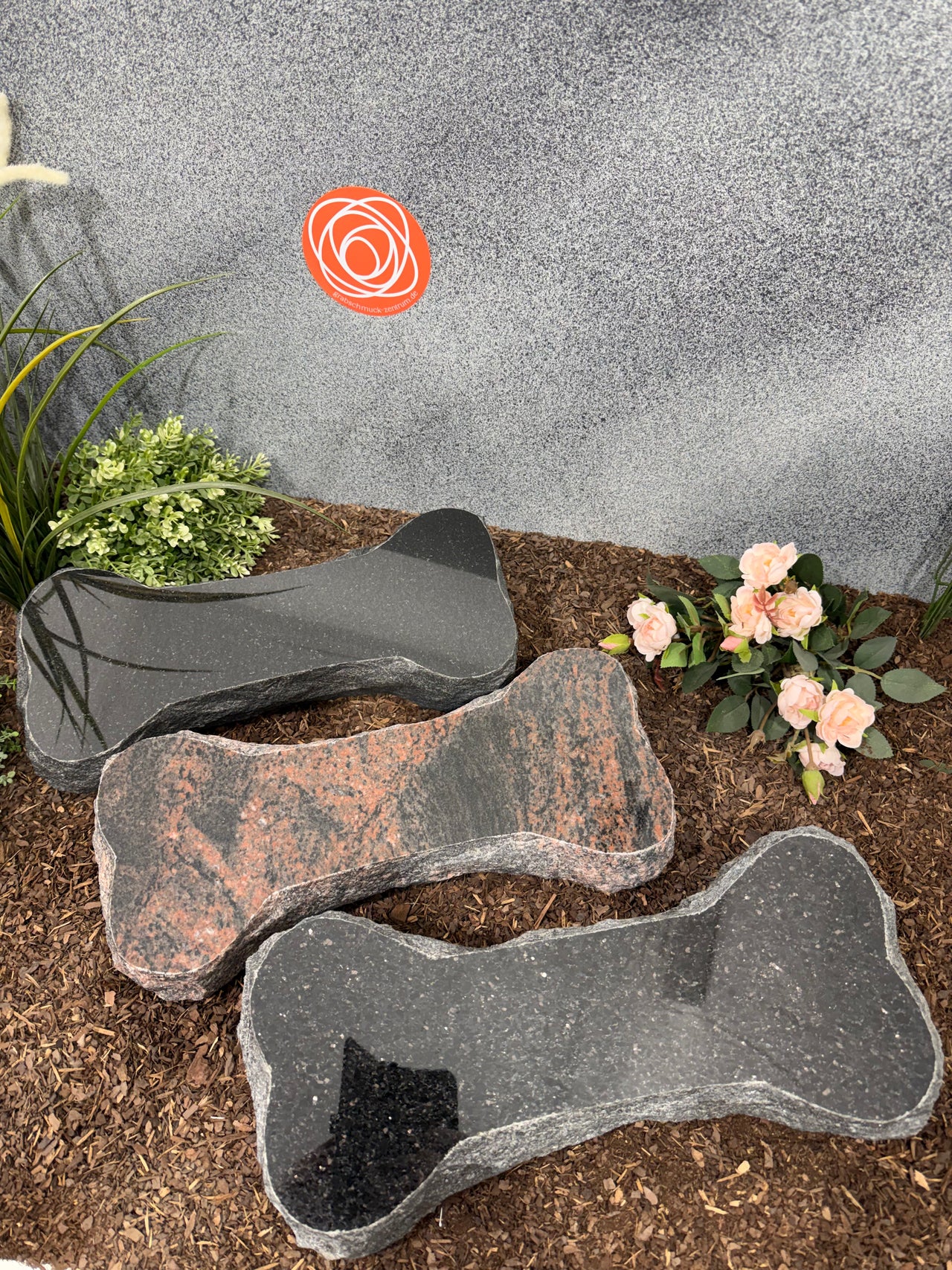 Hundeknochen Grabstein