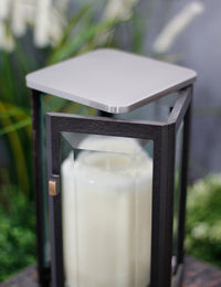 Thumbnail for Grablampe Bronze eckig dunkelbraun mit Edelstahldeckel