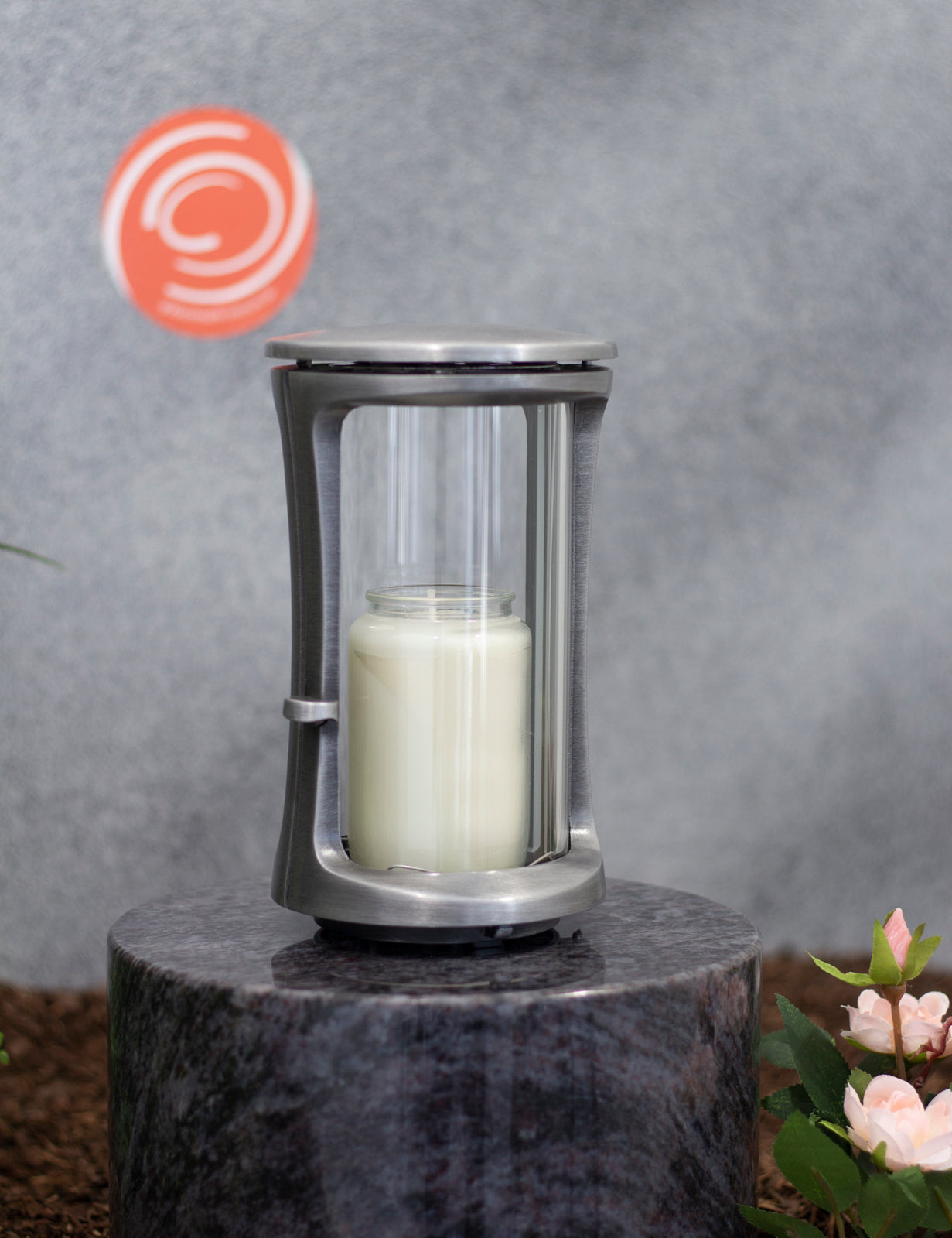 Grablampe Aluminium rund groß