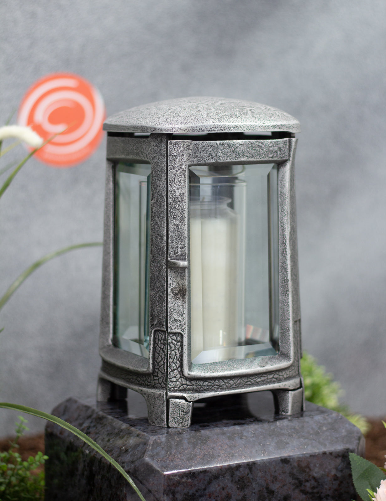 Grablampe Aluminium rauhe Optik