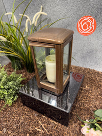 Thumbnail for Grablampe Bronze matt mit strukturierter Oberfläche