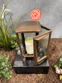 Thumbnail for Grablampe Bronze matt mit strukturierter Oberfläche