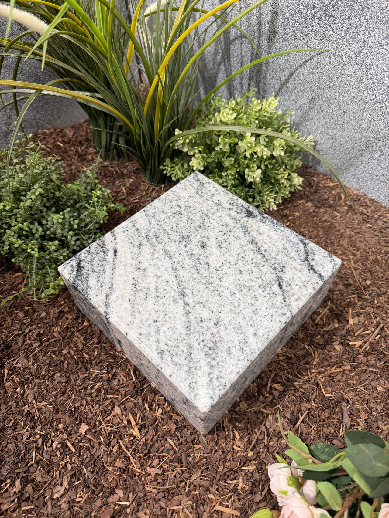Sockel Viscount white eckig ohne Fase