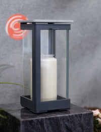 Thumbnail for Grablampe Aluminium dunkelgrau mit Edelstahldeckel