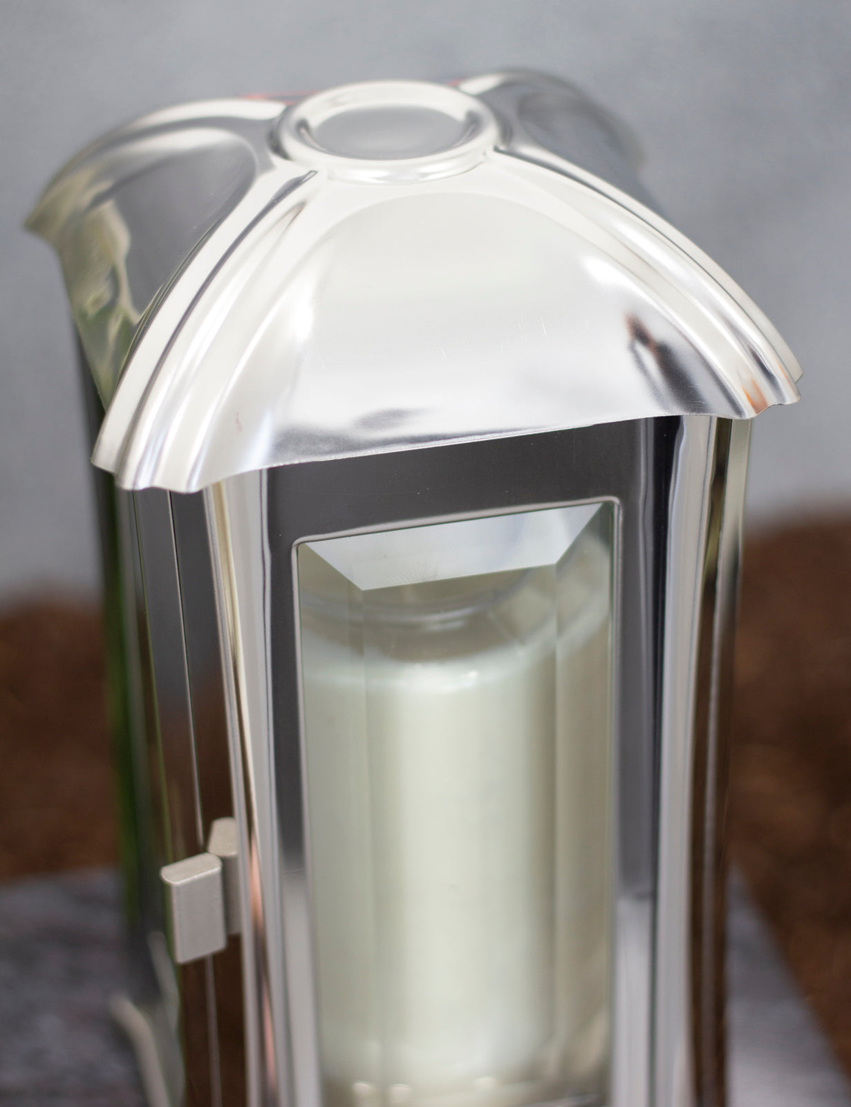 Grablampe Edelstahl glänzend