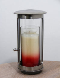 Thumbnail for Lampenschutzglas mit rotem Farbverlauf