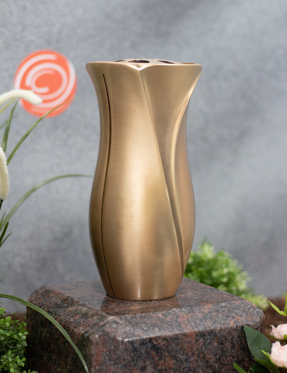 Grabvase Bronze elegant